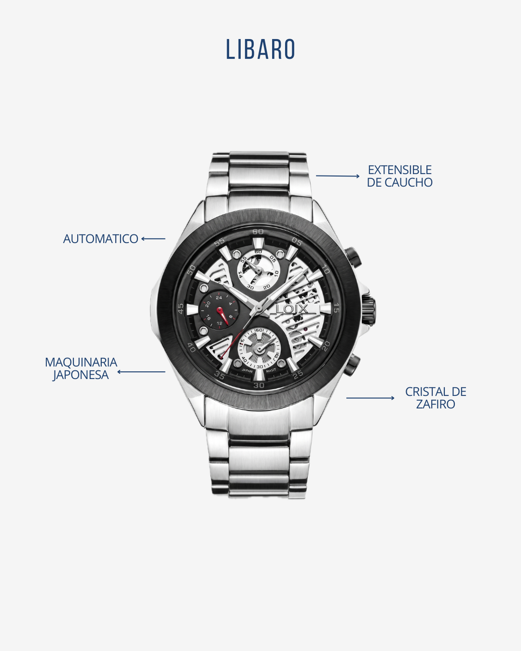 RELOJ LIOIX LA2148M-3