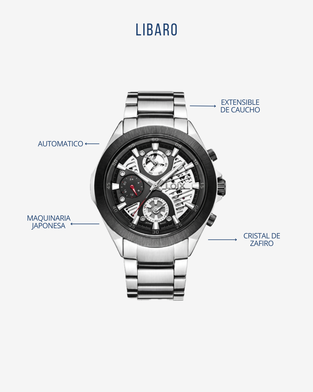 RELOJ LIOIX LA2148M-3